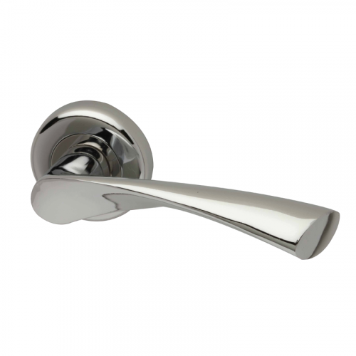 E-Zeta lever set on round rose